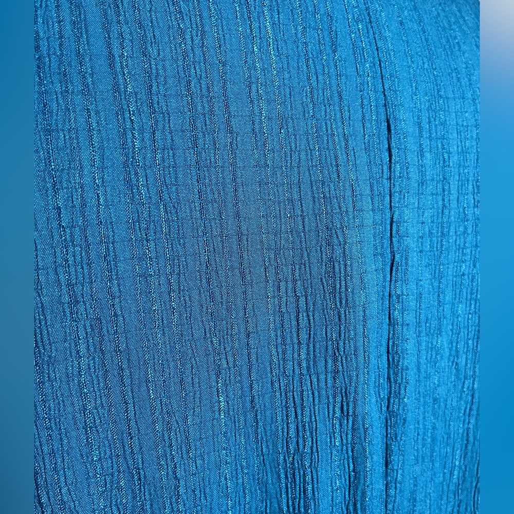 BloomChic Women’s Teal Blue Textured Maxi Dress - Picture 5 of 6